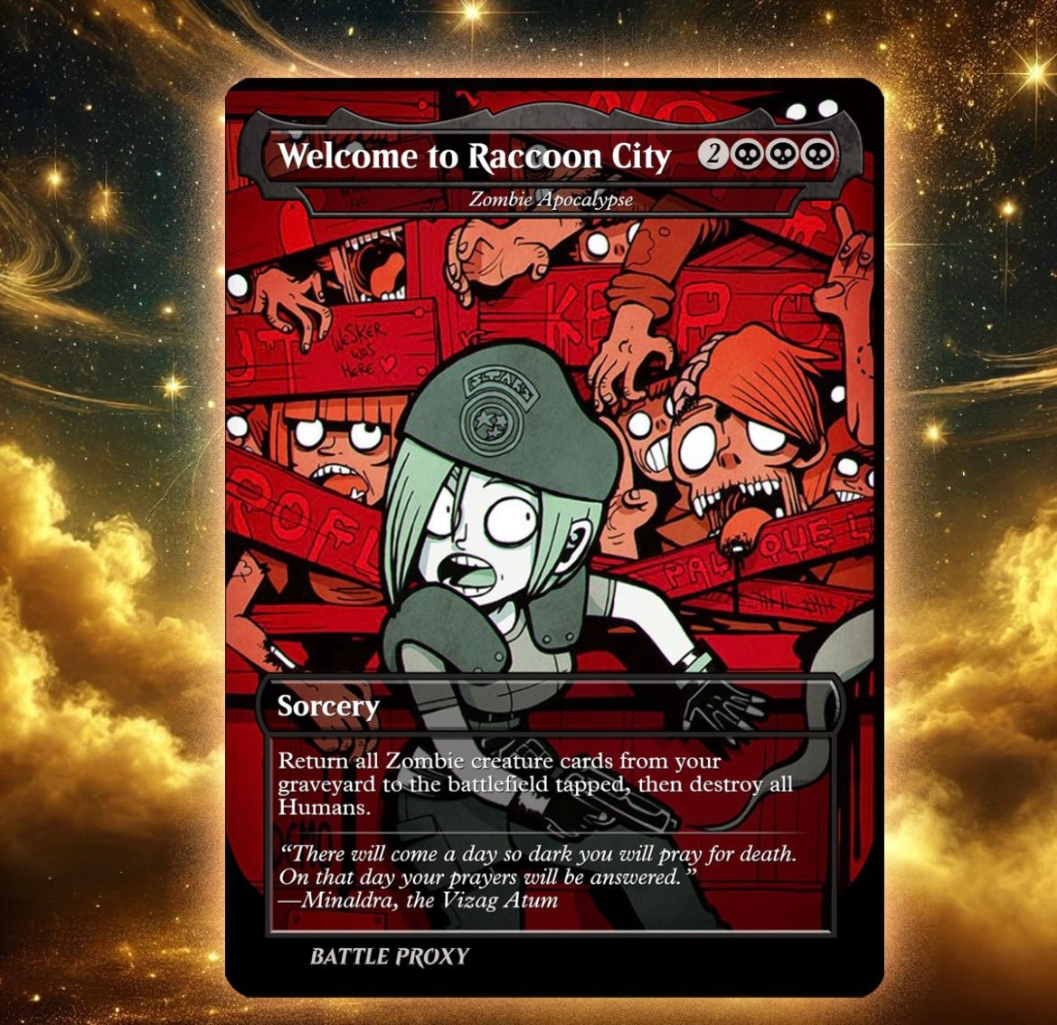 MTG Custom Proxy - Racoon City - Resident Evil