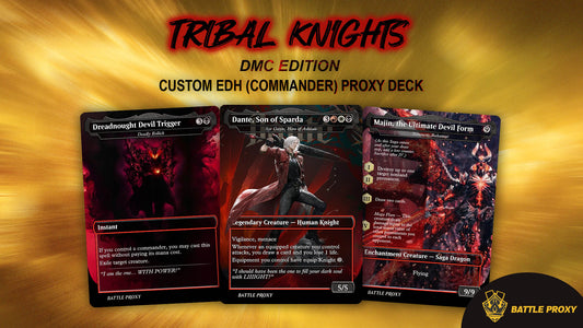 Custom EDH Proxy Deck – Tribal Knights Commander Deck - Devil May Cry