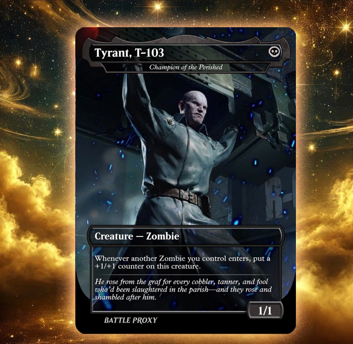MTG Custom Proxy - Tyrant T-103 - Resident Evil