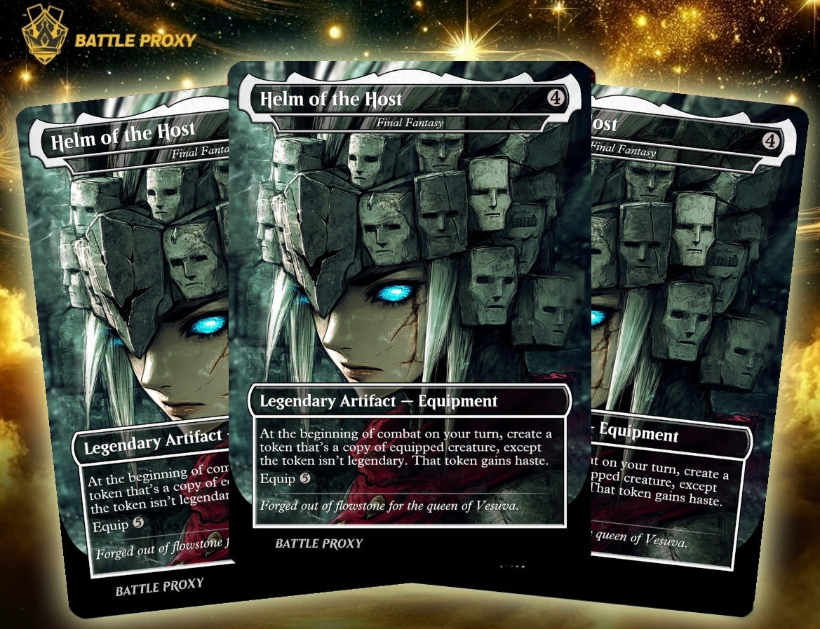 MTG Custom Proxy - Helm of the Host – Resident Evil
