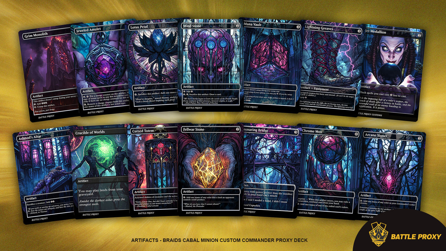 Custom EDH Proxy Deck – Braids Commander Deck (MTG Proxies)