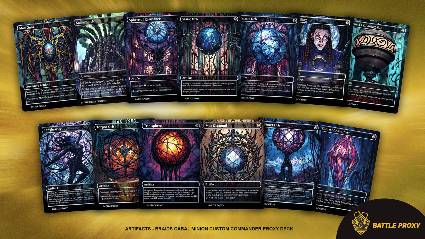 Custom EDH Proxy Deck – Braids Commander Deck (MTG Proxies)