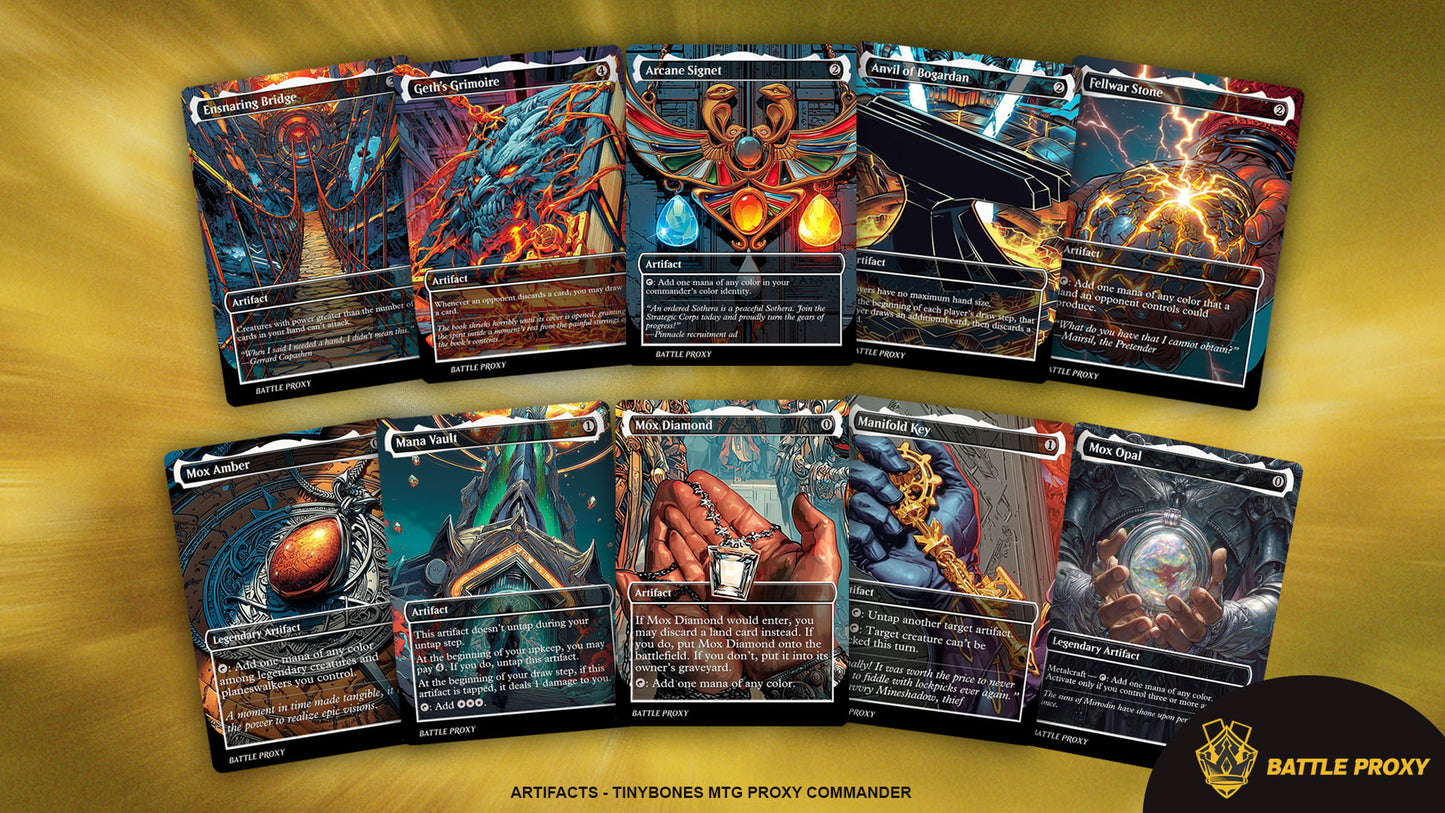 Custom EDH Proxy Deck – Tinybones Commander Deck
