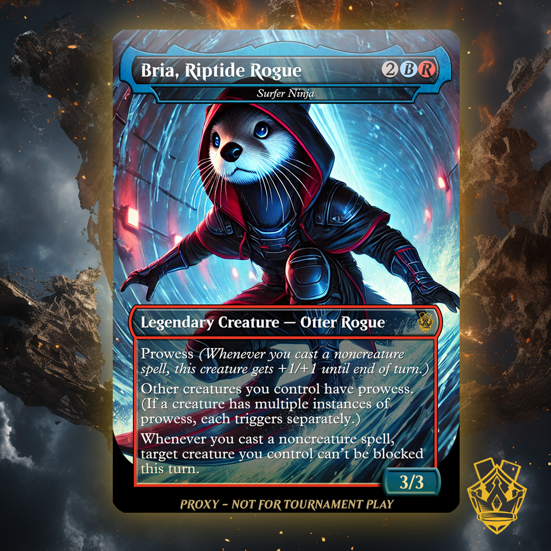 Bria, Riptide Rogue – MTG Custom Proxy Card
