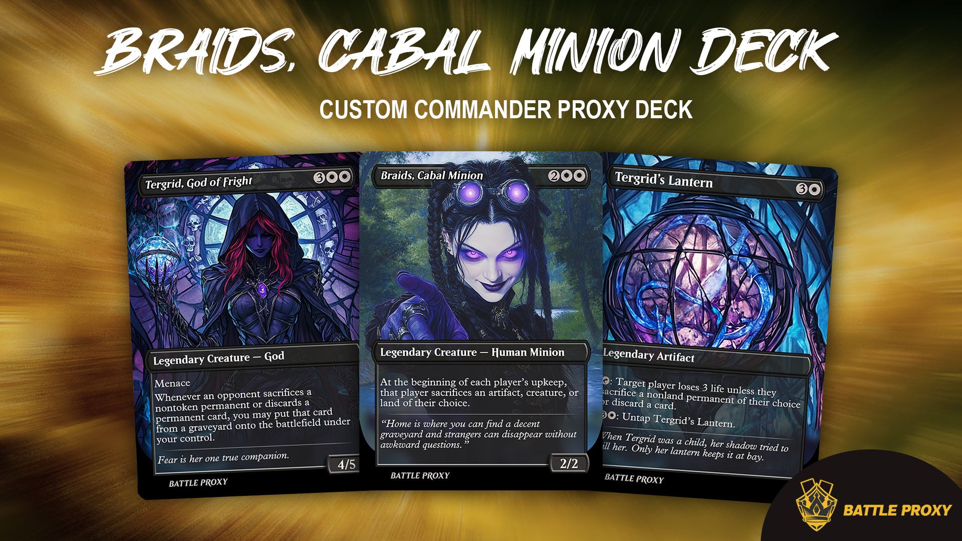 Braids Commander Proxy Deck | Custom EDH MTG Proxy Deck Battle Proxy Braids Commander Proxy Deck | Custom EDH MTG Proxy Deck Battle Proxy