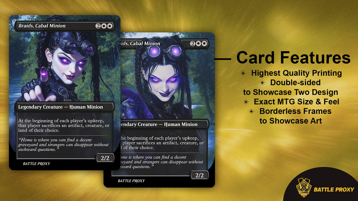 Custom EDH Proxy Deck – Braids Commander Deck (MTG Proxies)