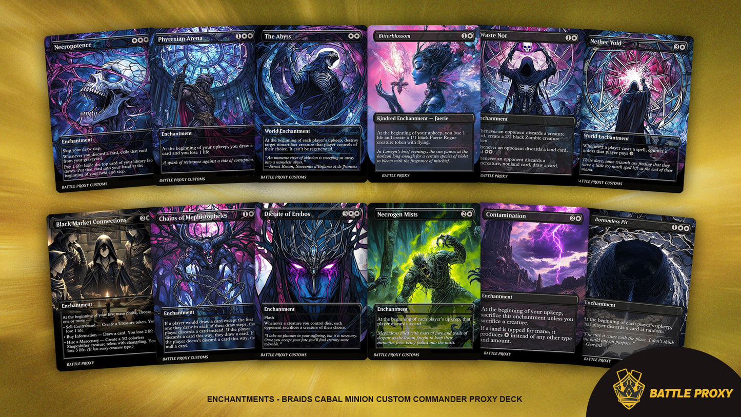 Custom EDH Proxy Deck – Braids Commander Deck (MTG Proxies)