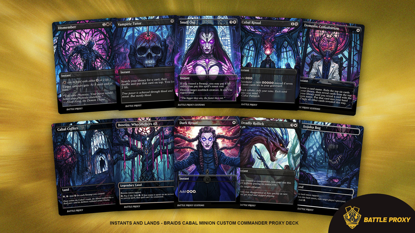 Custom EDH Proxy Deck – Braids Commander Deck (MTG Proxies)