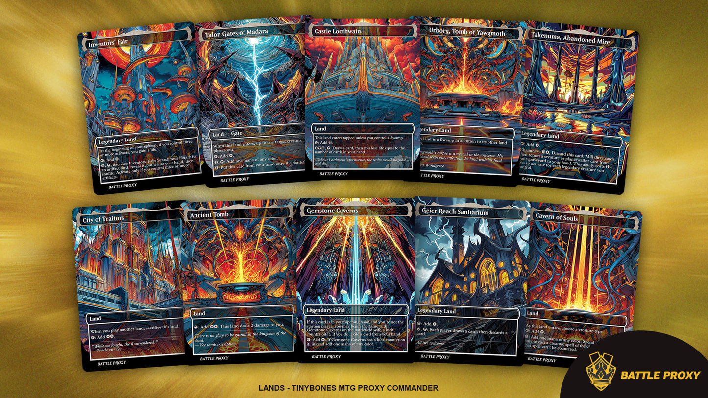 Custom EDH Proxy Deck – Tinybones Commander Deck