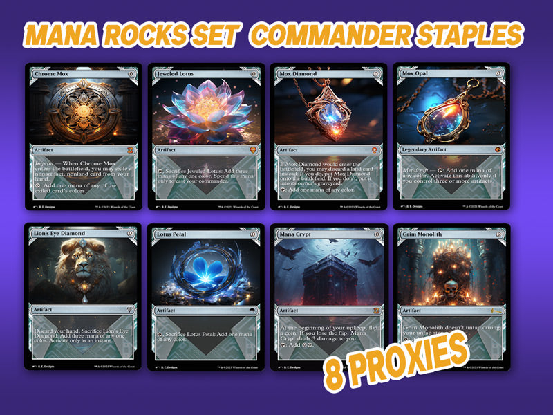MTG Proxy Bundles - Mana Rocks Bundle Set 1 – MTG Proxy Card