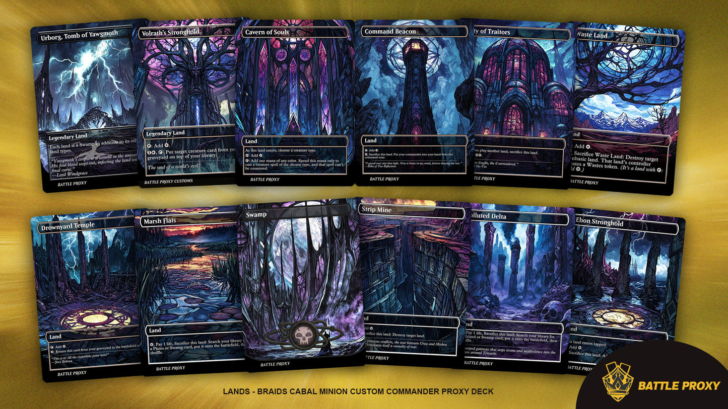 Custom EDH Proxy Deck – Braids Commander Deck (MTG Proxies)