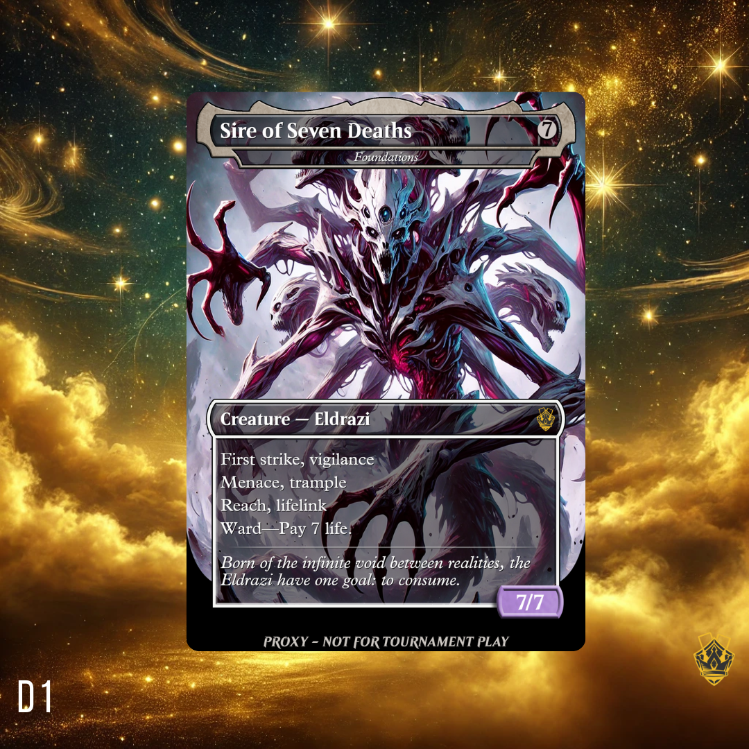 Sire of Seven Deaths - MTG Custom Proxy