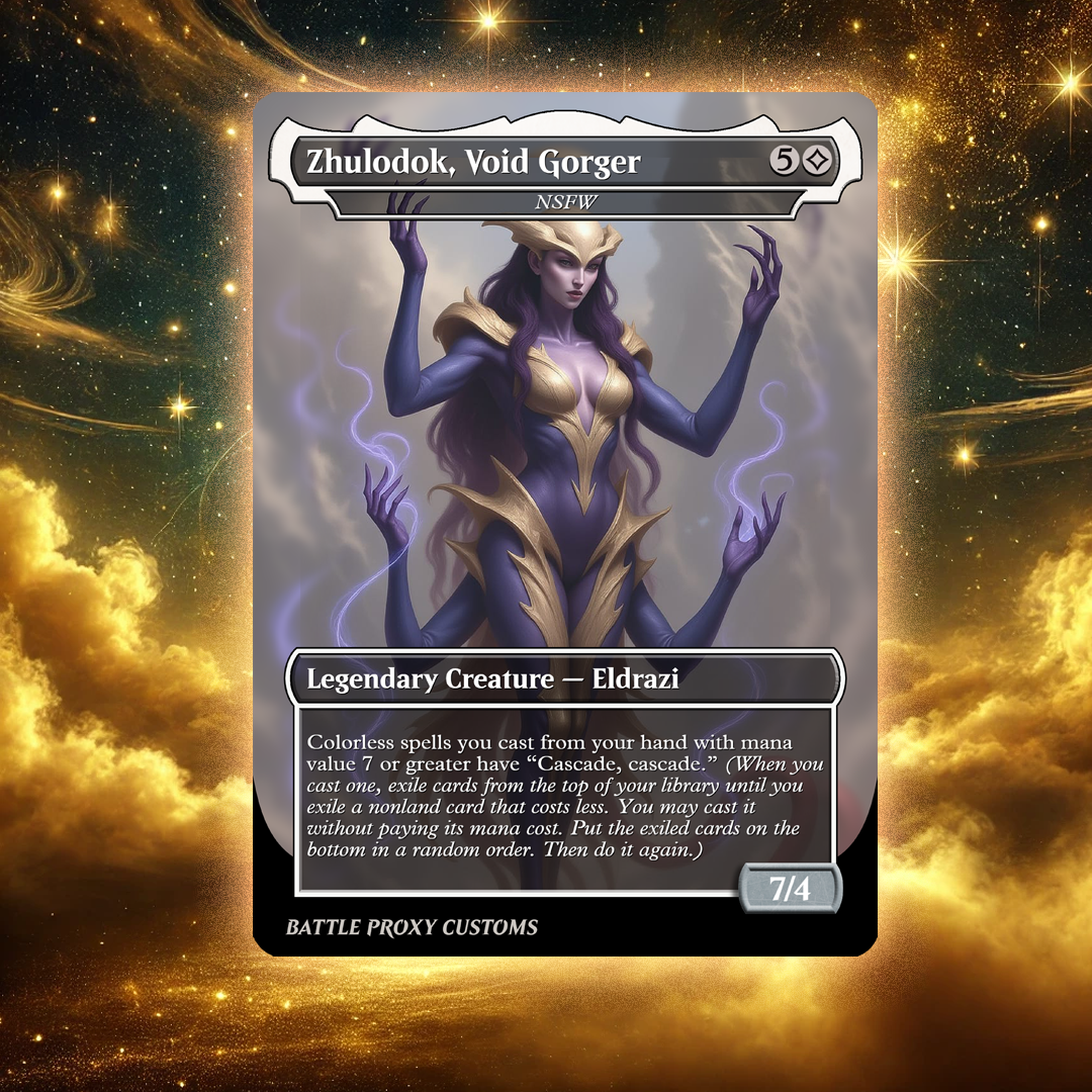 MTG Custom Proxy - Zhulodok,Void Gorger  – NSFW