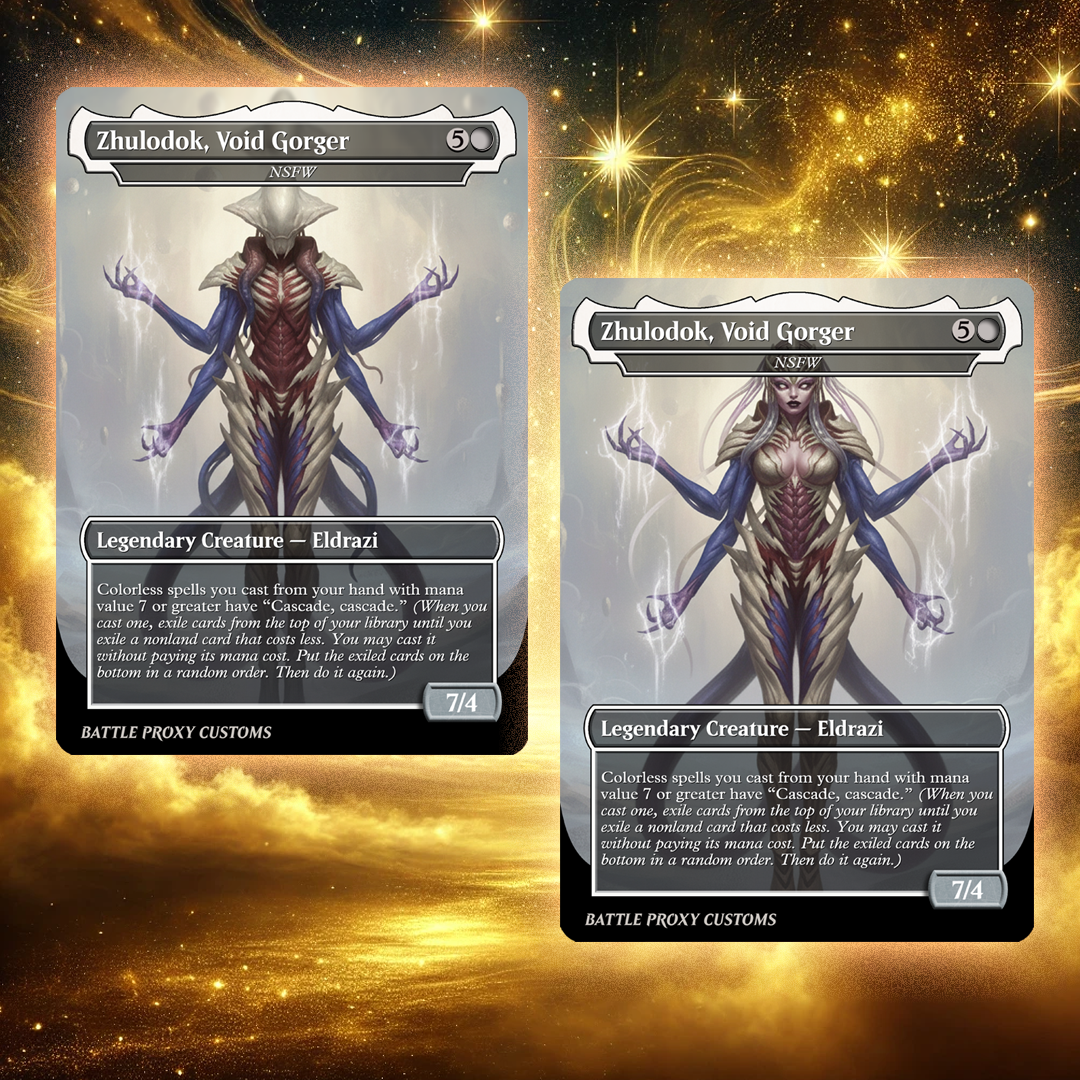 MTG Custom Proxy - Zhulodok,Void Gorger  – NSFW