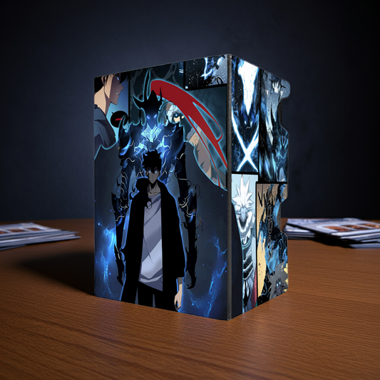 Solo Leveling Deck Box (Jinwoo) - Anime-Inspired TCG Deck Box
