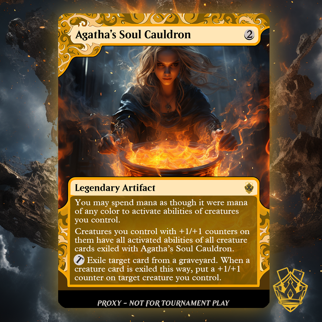 mtg cards like soul's fire Agatha's Soul Cauldron