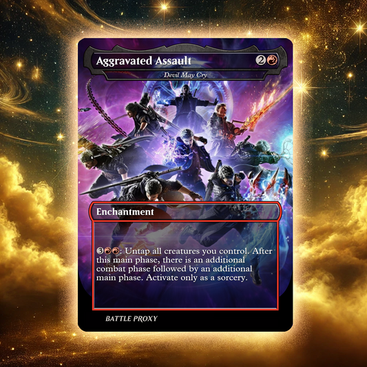 MTG Custom Proxy - Aggravated Assault - Devil May Cry