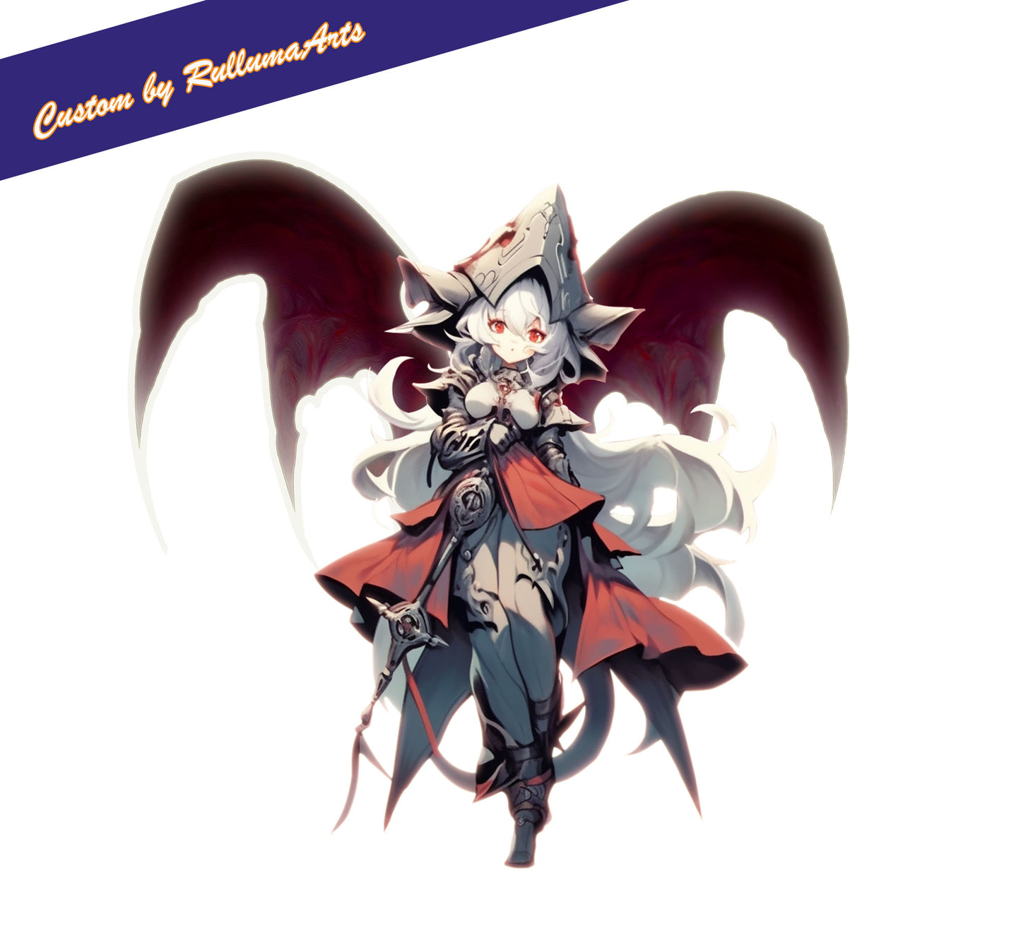 Glossy Sticker Sheet - Chibi Atraxa Print from Magic: The Gathering