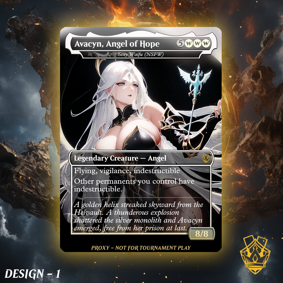 Avacyn, Angel of Hope – MTG Custom Proxy Card - NSFW