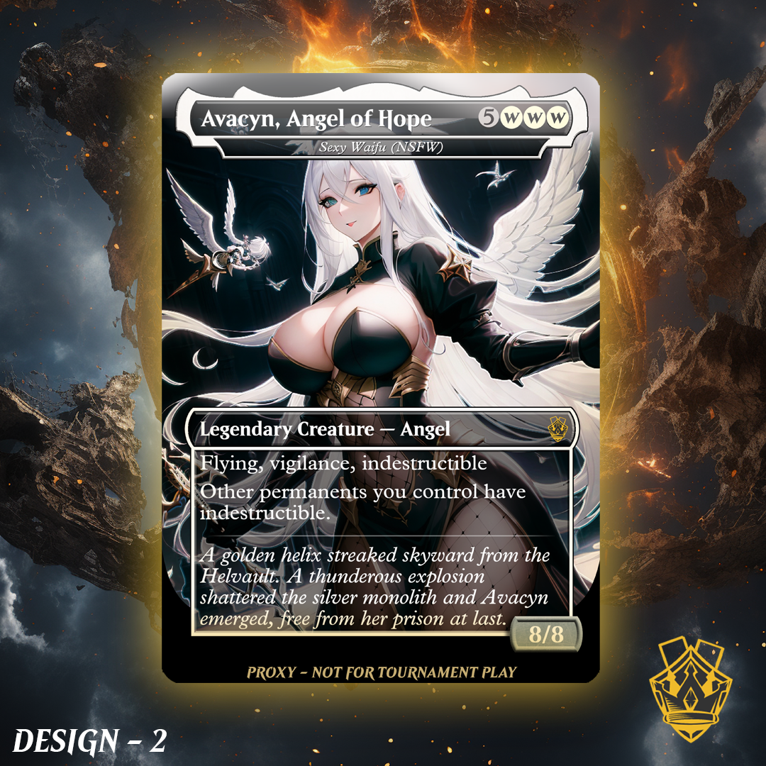 Avacyn, Angel of Hope – MTG Custom Proxy Card - NSFW