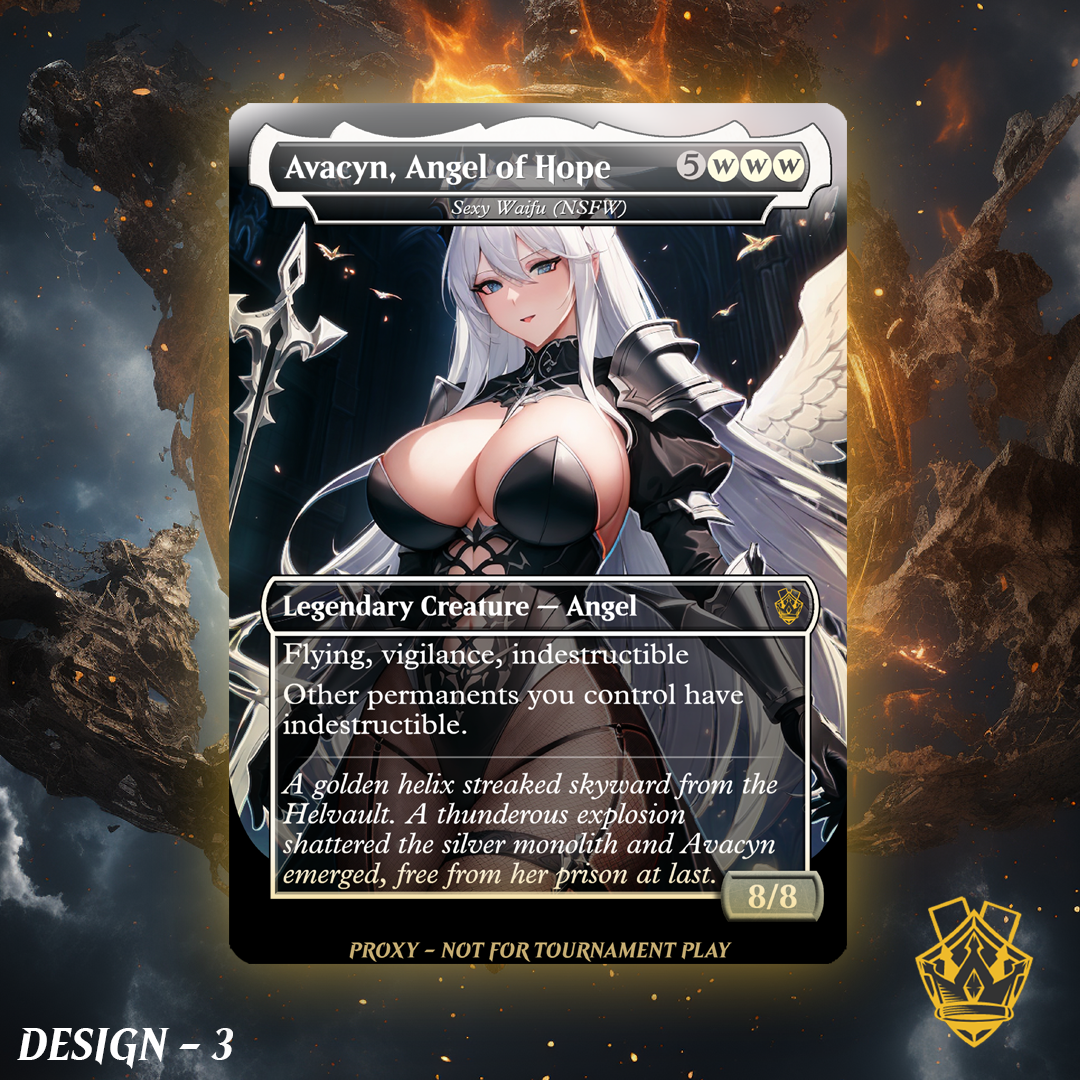 Avacyn, Angel of Hope – MTG Custom Proxy Card - NSFW