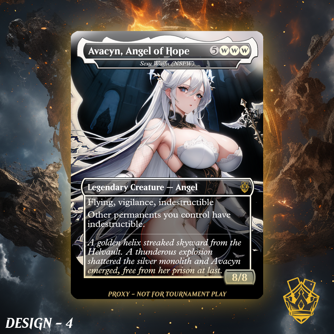 Avacyn, Angel of Hope – MTG Custom Proxy Card - NSFW