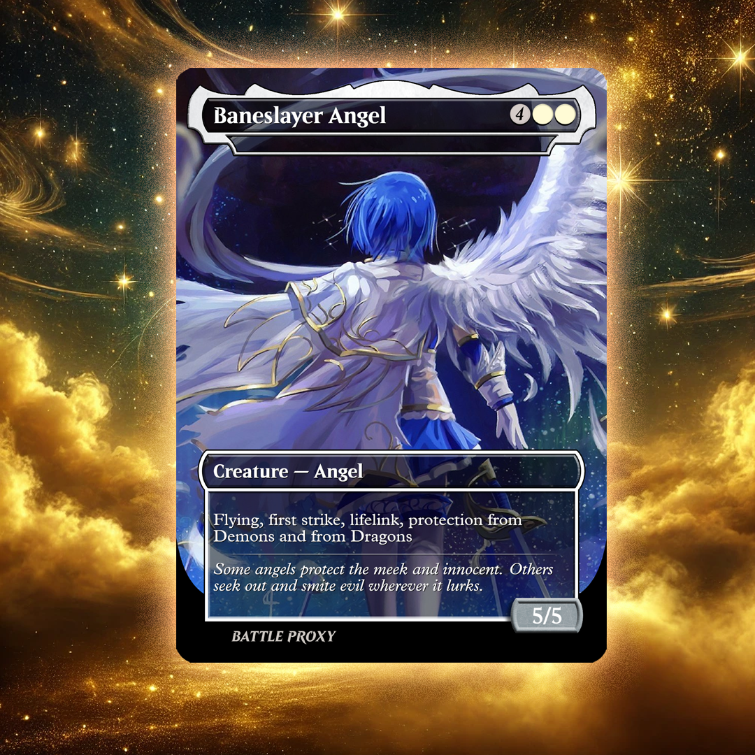 MTG Custom Proxy - Baneslayer Angel – Madoka