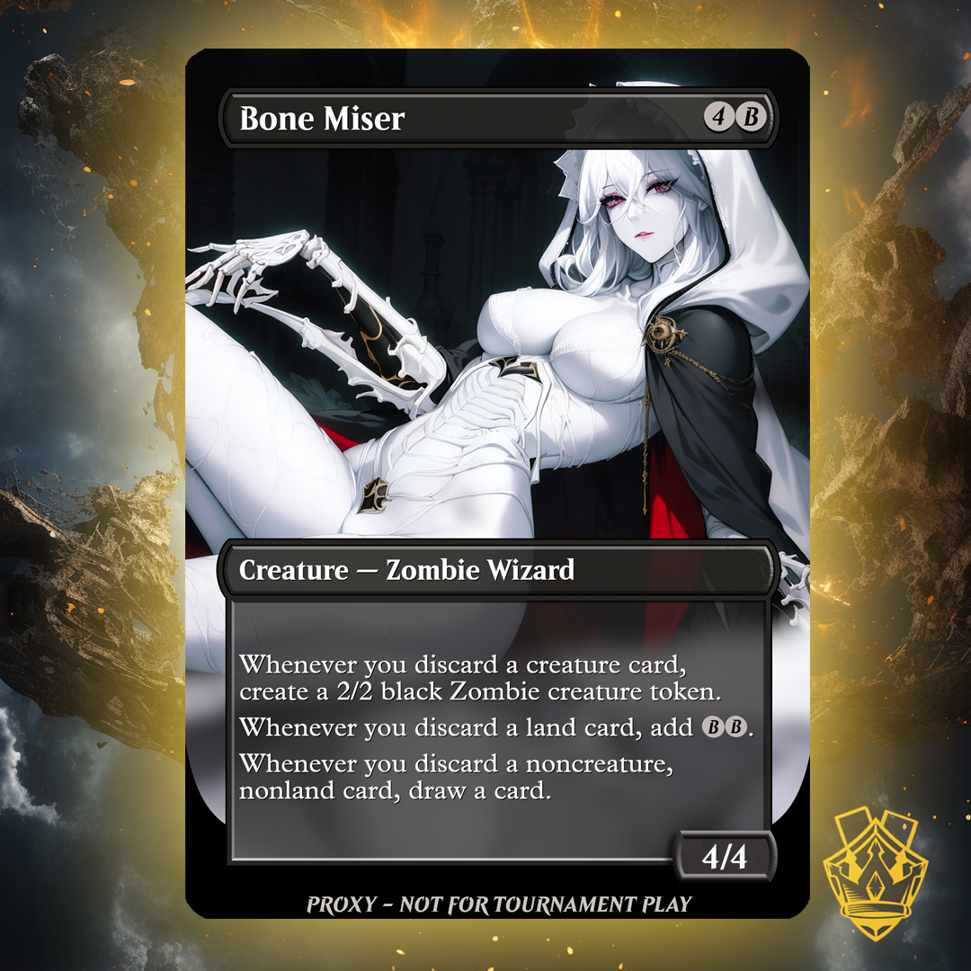 mtg nsfw cards Bone Miser – MTG Custom Proxy Card