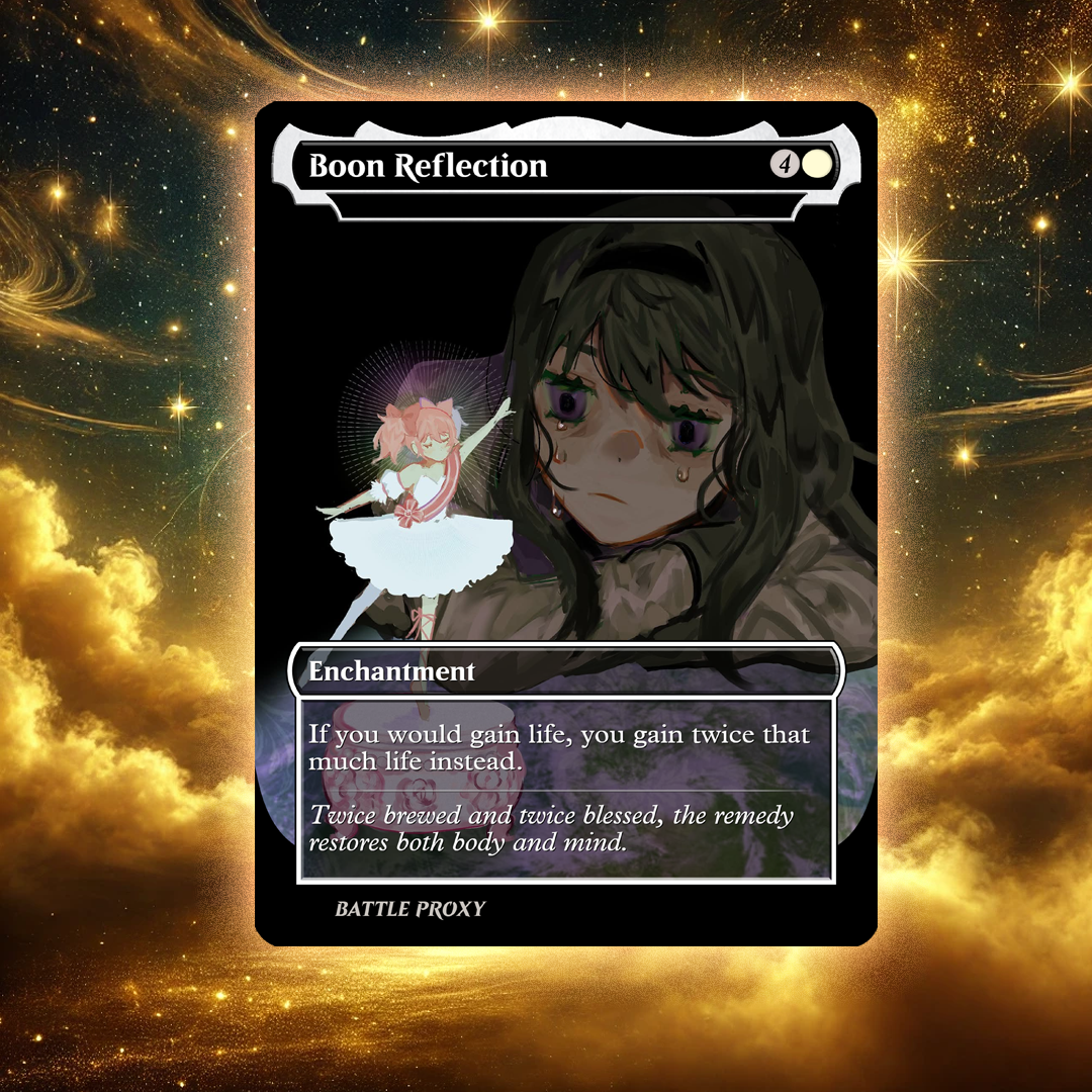 MTG Custom Proxy - Boon Reflection – Madoka