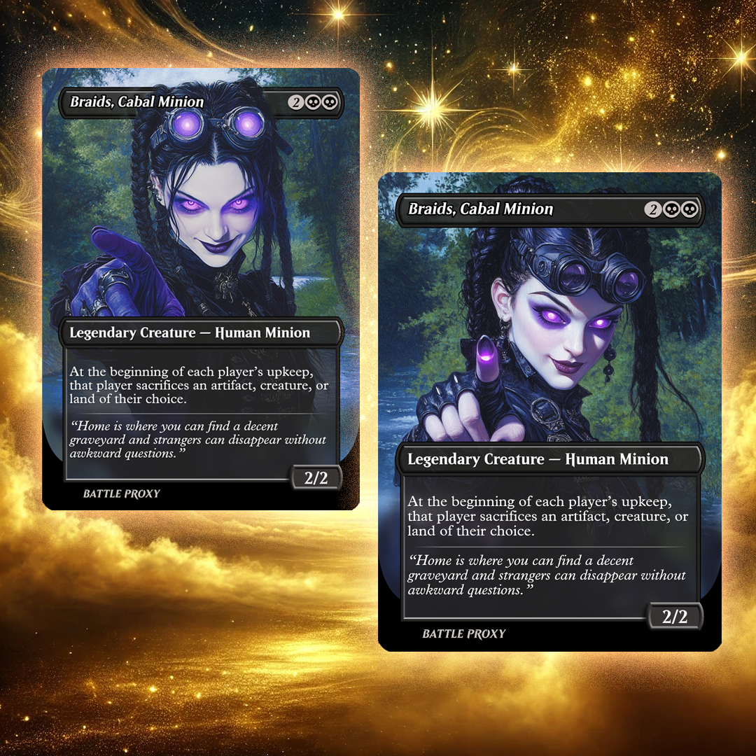 MTG Custom Proxy - Braids Combo Bundle – FREE Cabal Ritual