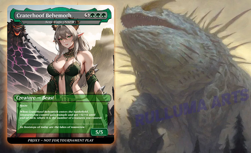 Craterhoof Behemoth - MTG Proxy - NSFW Collection