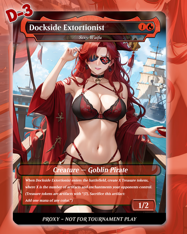 Dockside Extortionist - MTG Proxy - NSFW Version