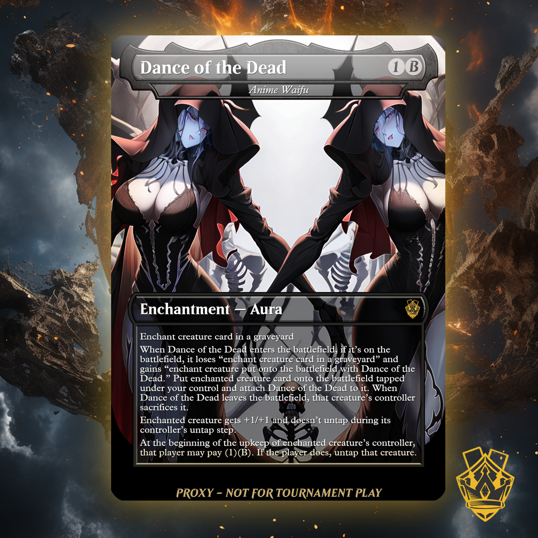 Dance of the Dead - MTG Custom Proxy - NSFW