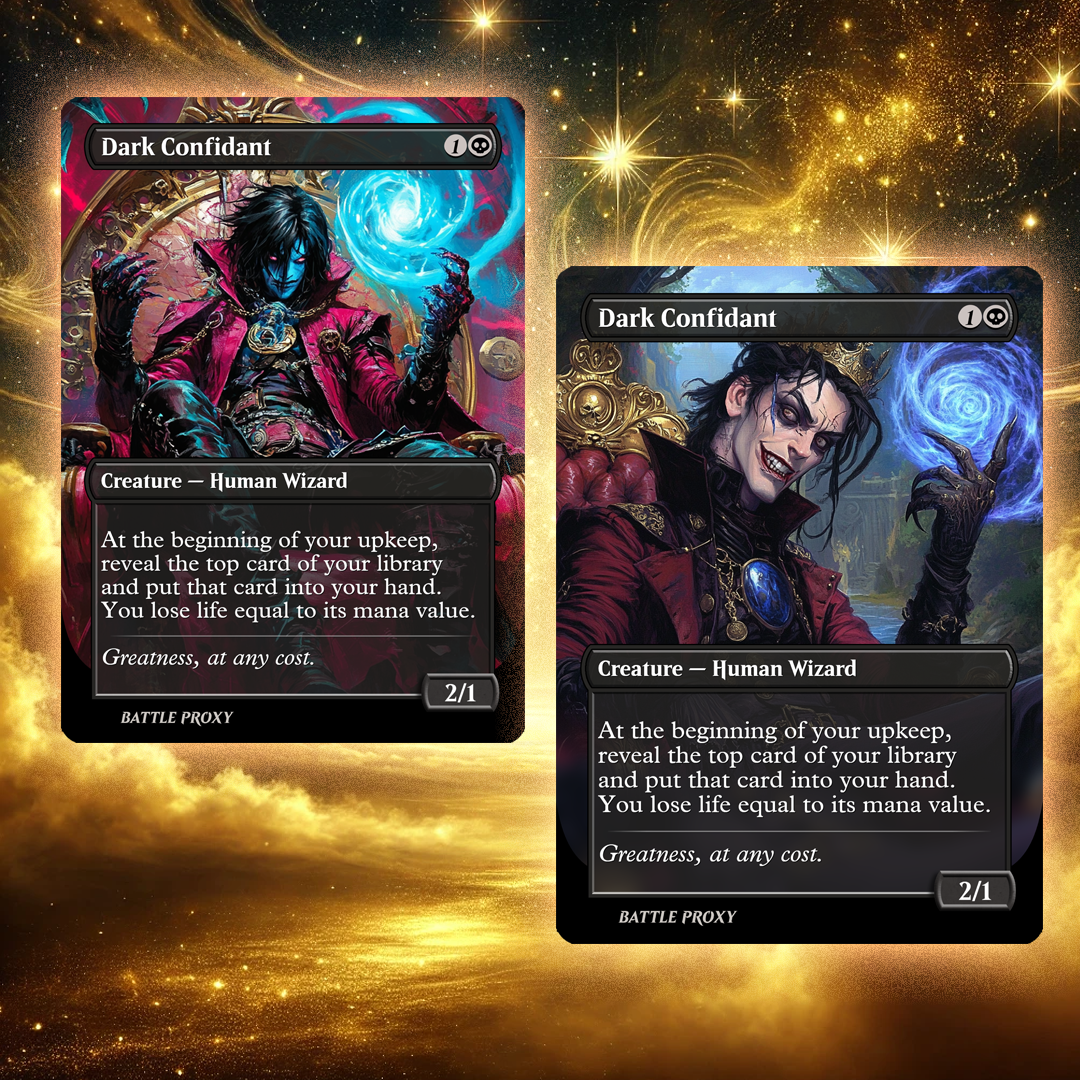 mtg cards like dark confidant MTG Custom Proxy