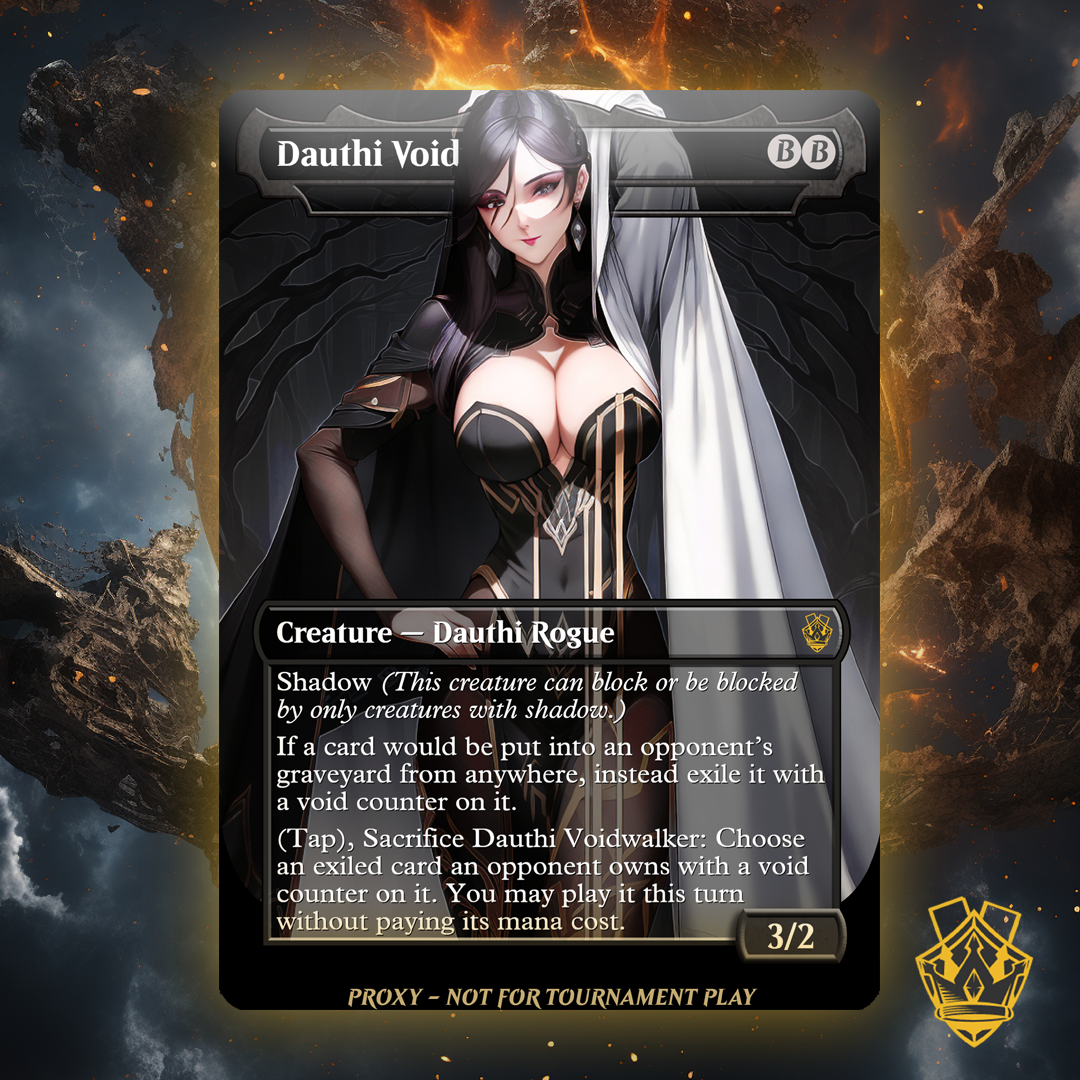 Dauthi Void Walker  - MTG Custom Proxy - NSFW