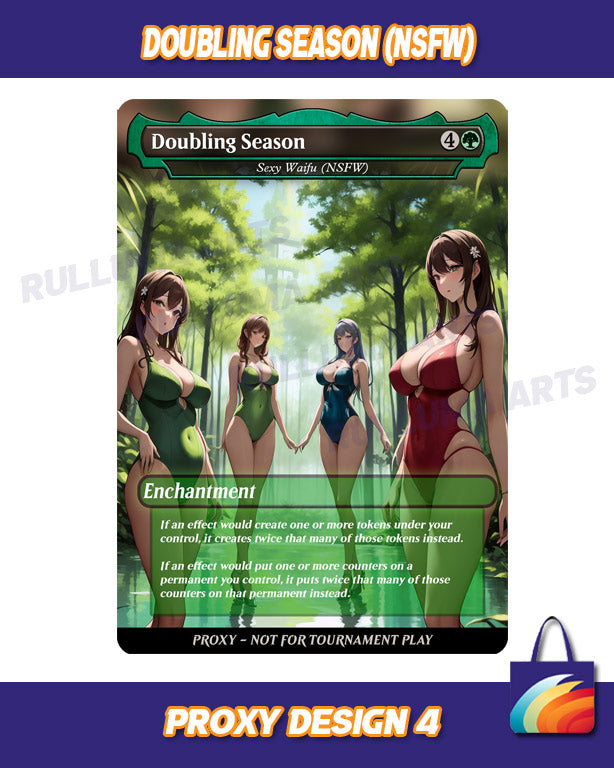 Doubling Season - MTG Proxy - NSFW Version