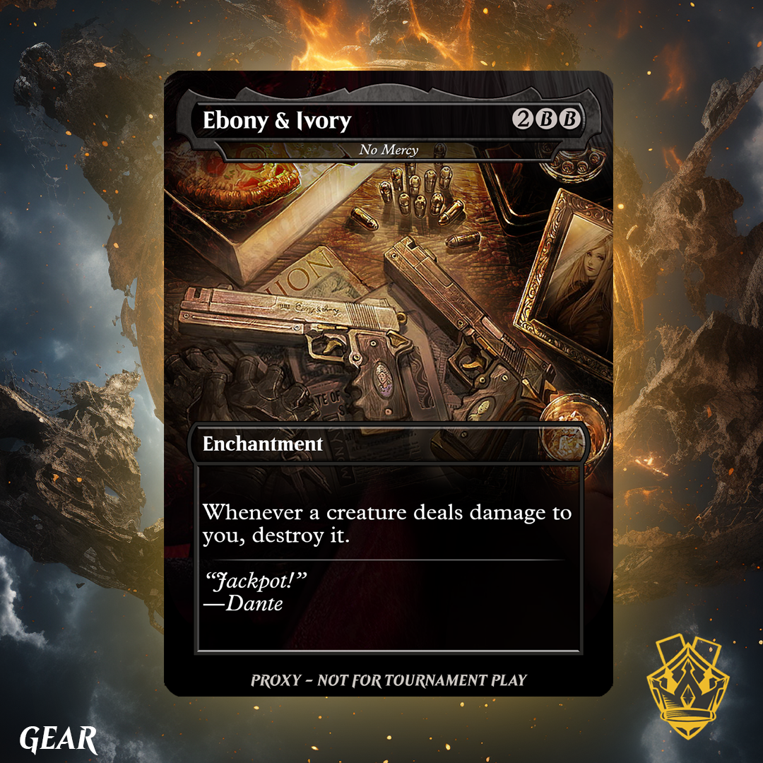 Ebony & Ivory MTG Custom Proxy Card | No Mercy Battle Proxy Ebony & Ivory MTG Custom Proxy Card | No Mercy Battle Proxy
