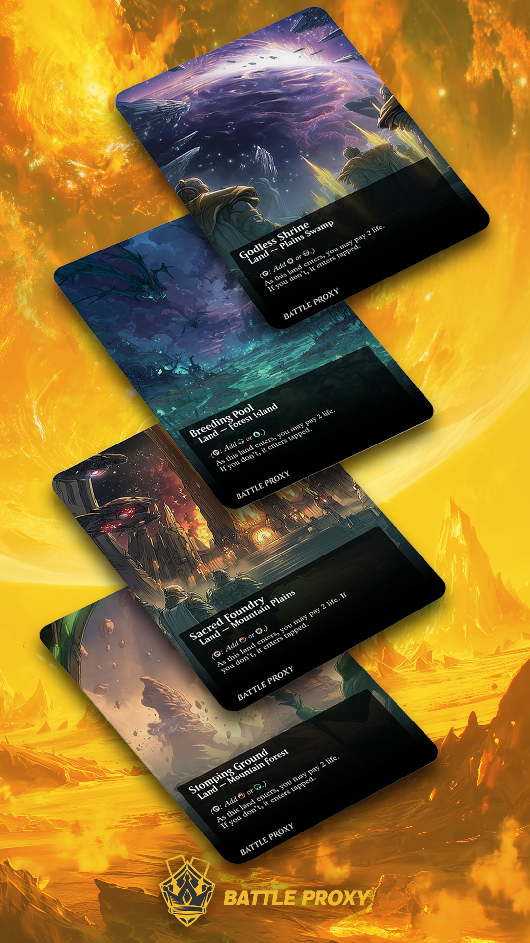 Edge of Eternities Proxy Land Pack
