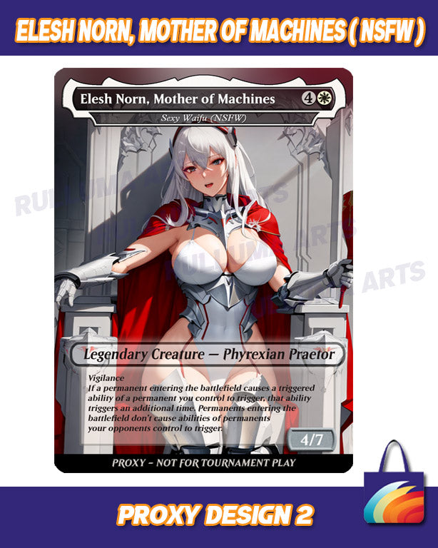 Elesh Norn, Mother of Machines - MTG Proxy - NSFW Version