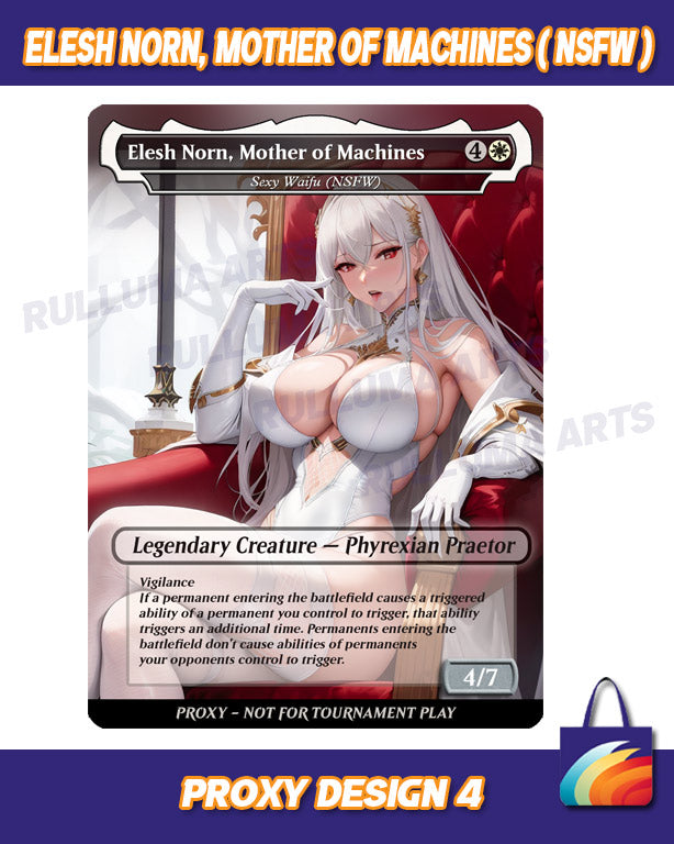 Elesh Norn, Mother of Machines - MTG Proxy - NSFW Version