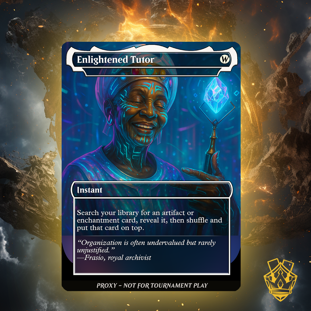 Enlightened Tutor MTG Custom Proxy Card Battle Proxy Enlightened Tutor MTG Custom Proxy Card Battle Proxy