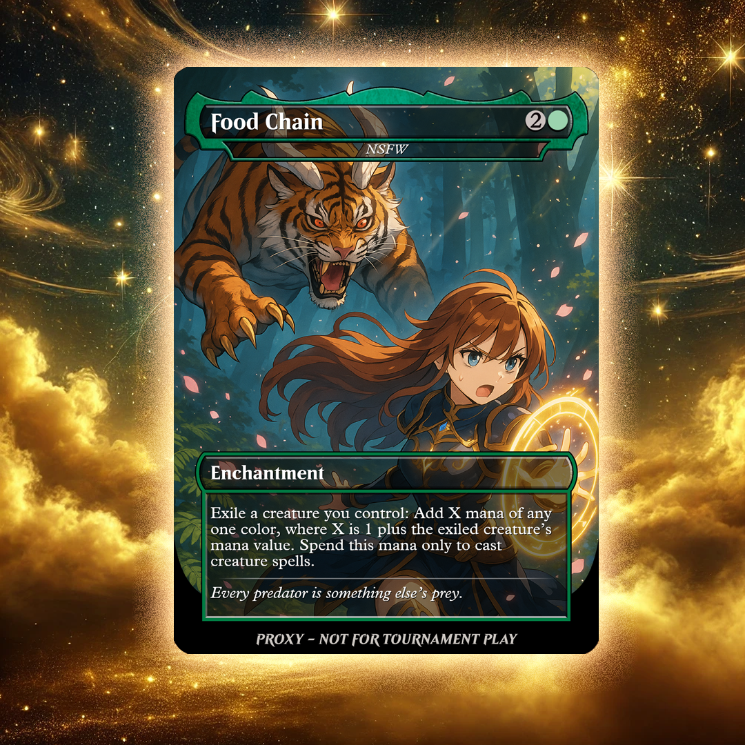Food Chain - MTG Custom Proxy - NSFW
