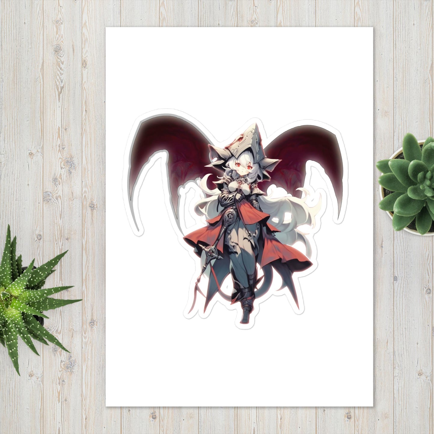 Glossy Sticker Sheet - Chibi Atraxa Print from Magic: The Gathering