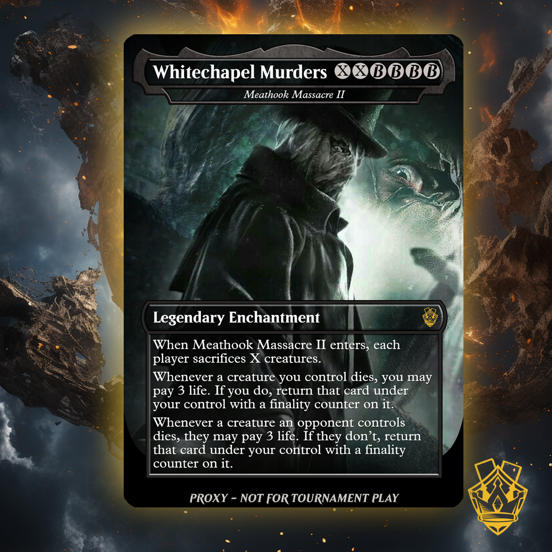 Meathook Massacre II MTG Custom Proxy Card Battle Proxy Meathook Massacre II MTG Custom Proxy Card Battle Proxy