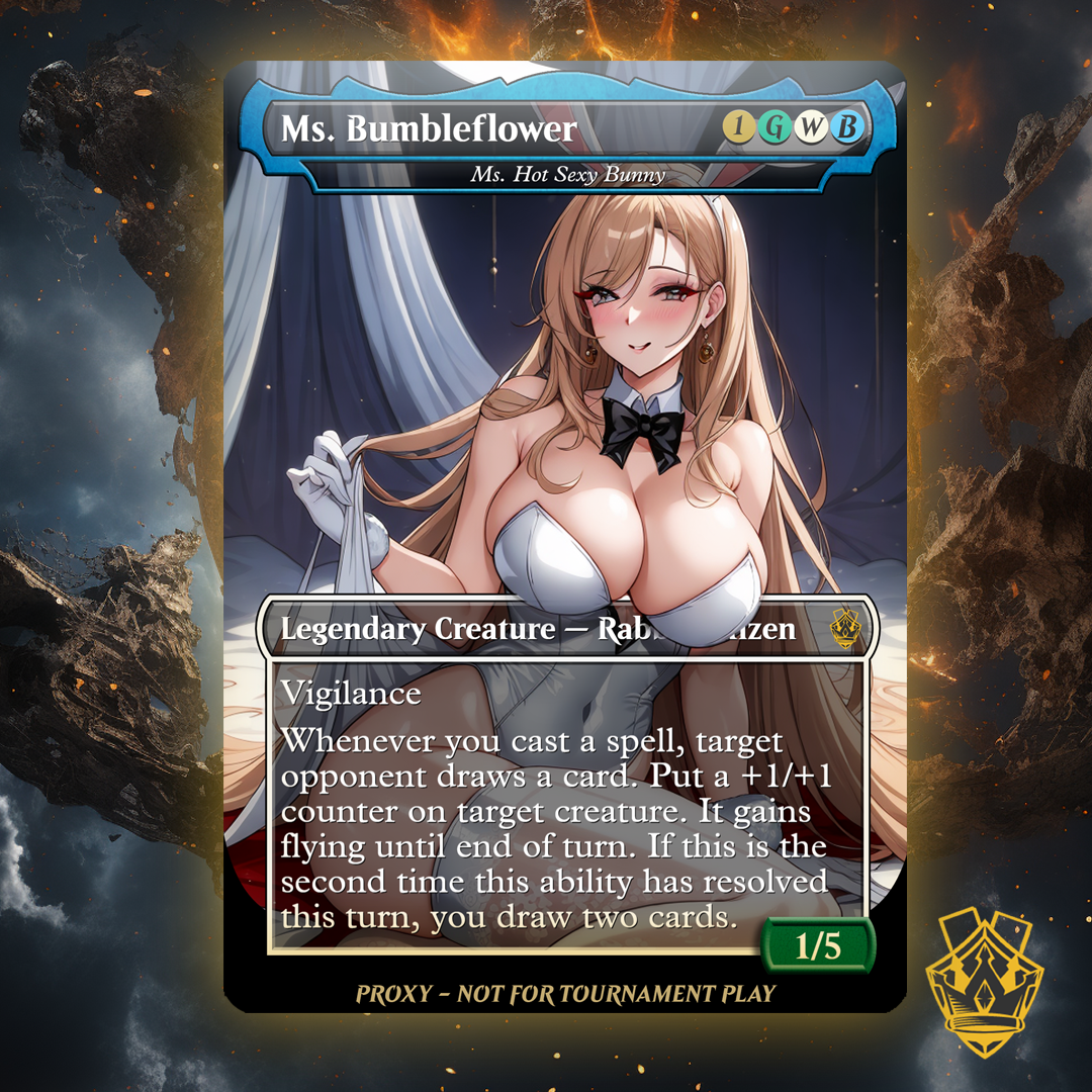 nsfw mtg cards Ms. Bumbleflower – MTG Custom Proxy Card (NSFW) – Battle Proxy