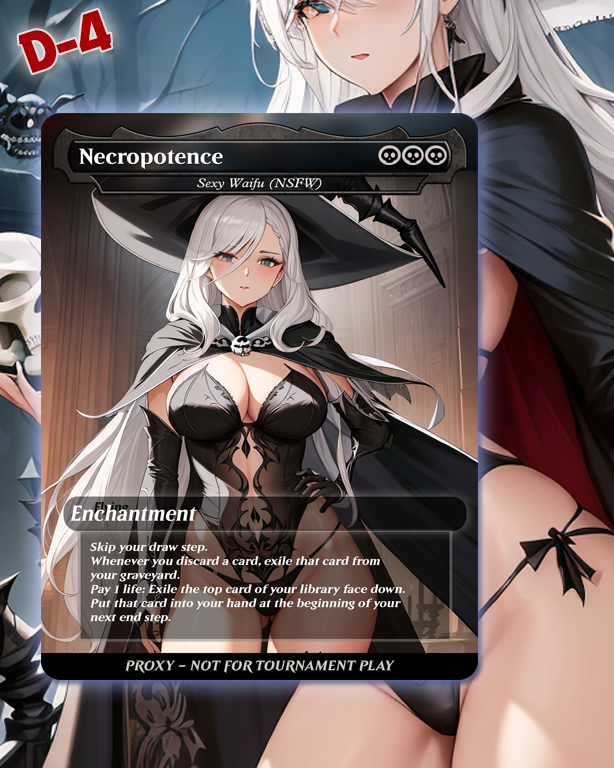 Necropotence - MTG Proxy - NSFW Version