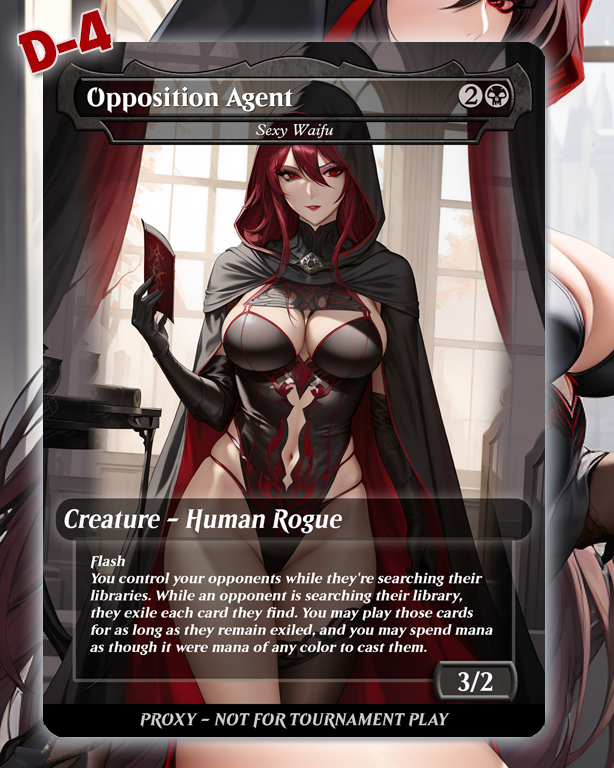 Opposition Agent - MTG Proxy - NSFW Version