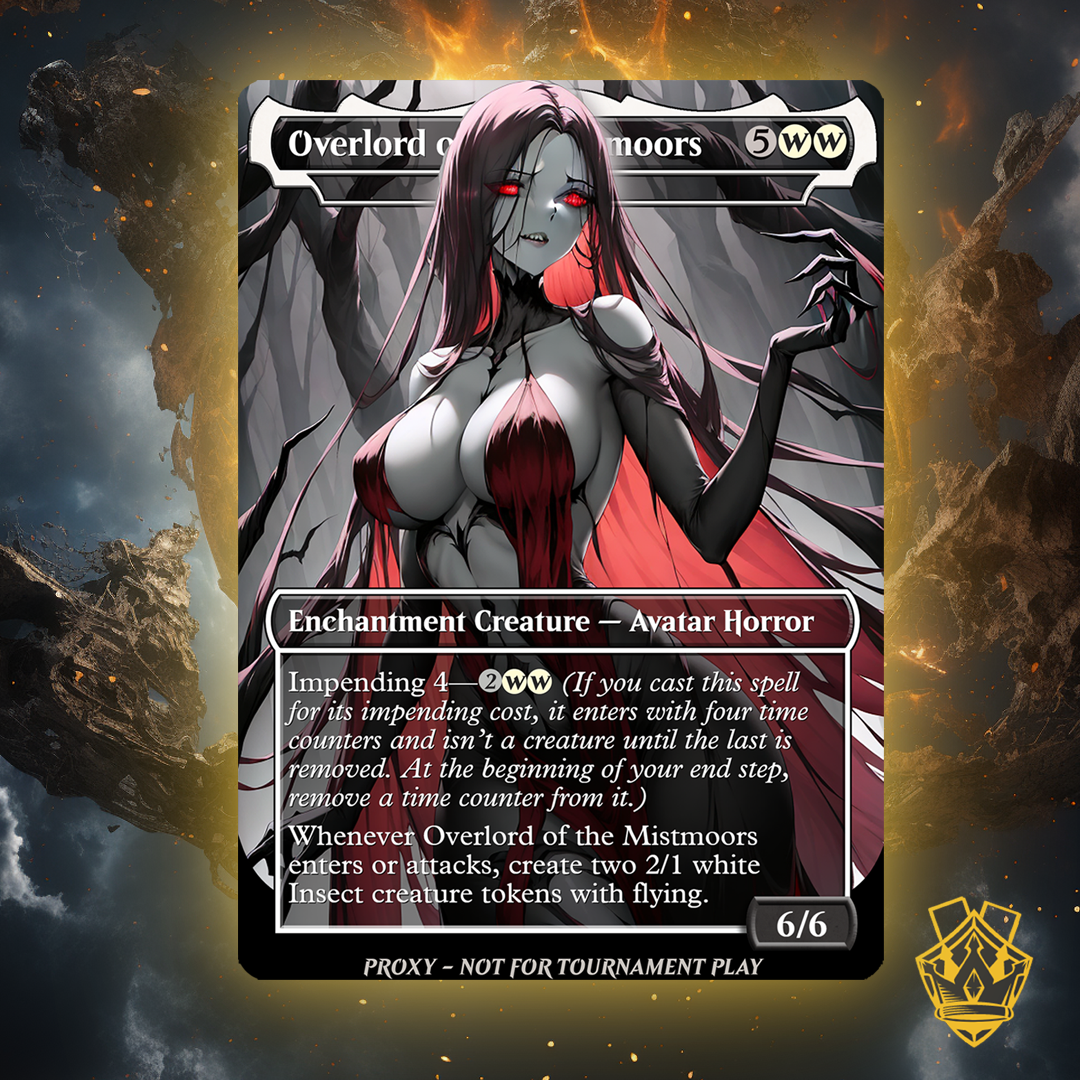Overlord of the Mistmoors – MTG Custom Proxy Card - NSFW