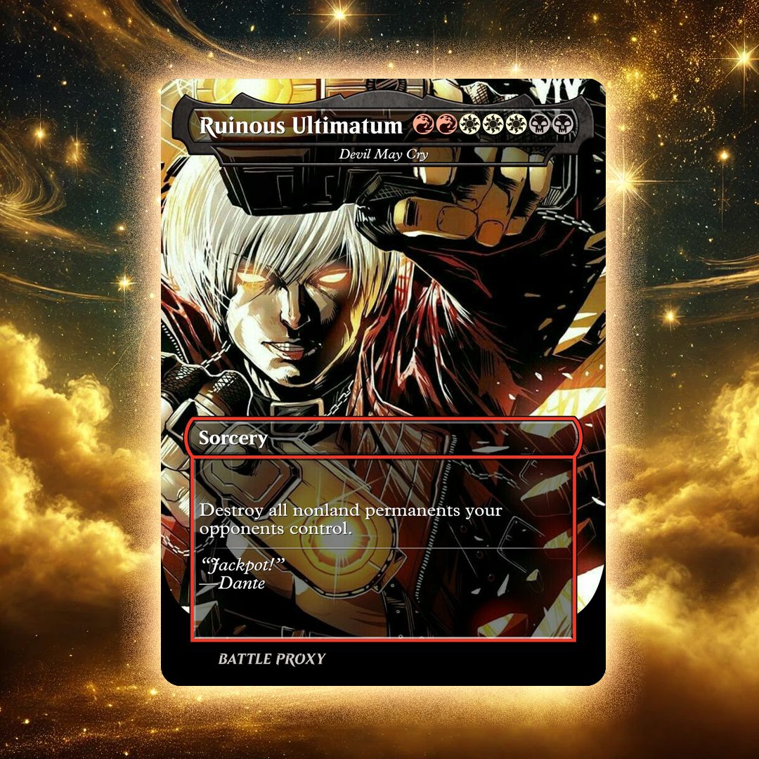 mtg ultimatum cards MTG Custom Proxy - Ruinous Ultimatum