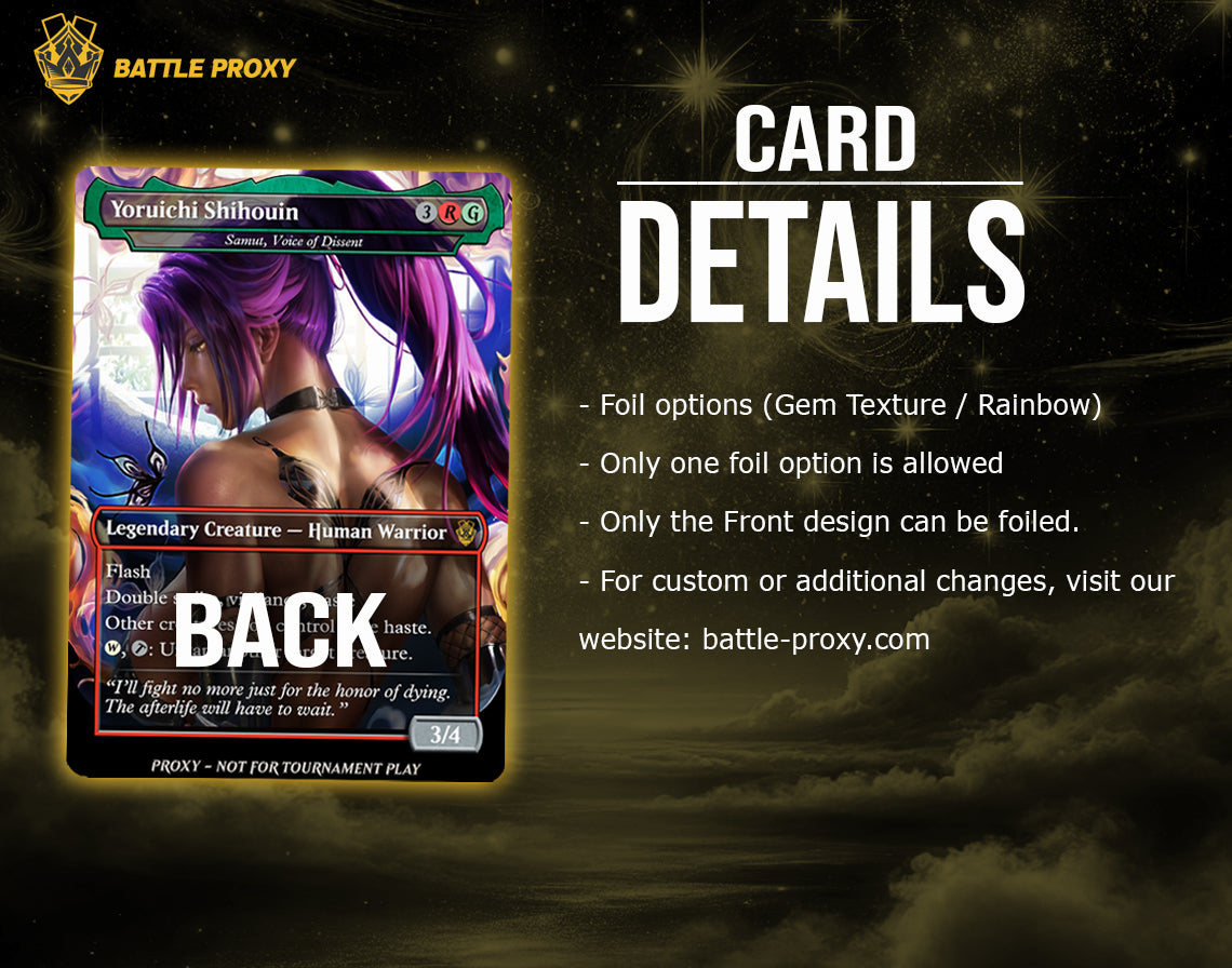 Samut, Voice of Dissent – MTG Custom Proxy Card